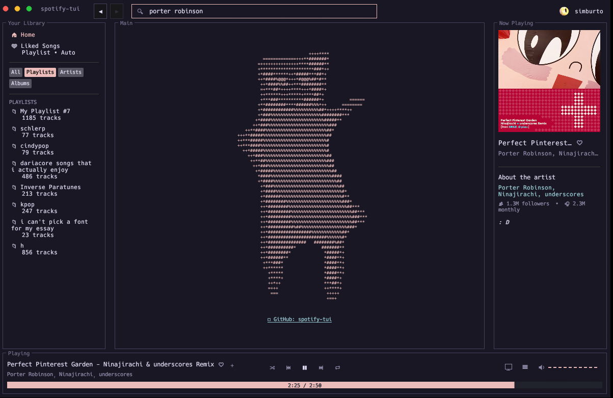 Spotify TUI
